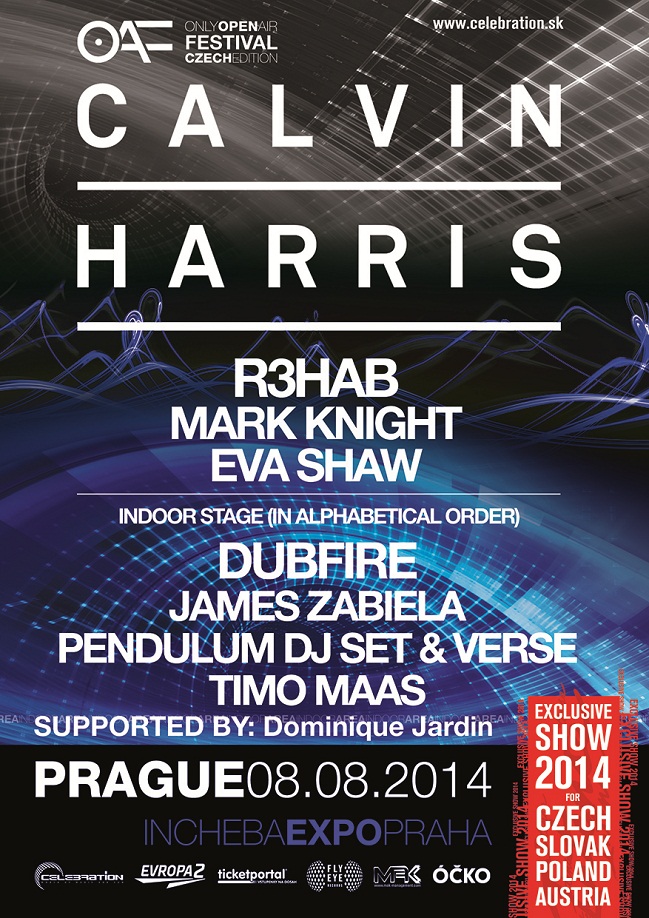 Calvin Harris 2014 Praha